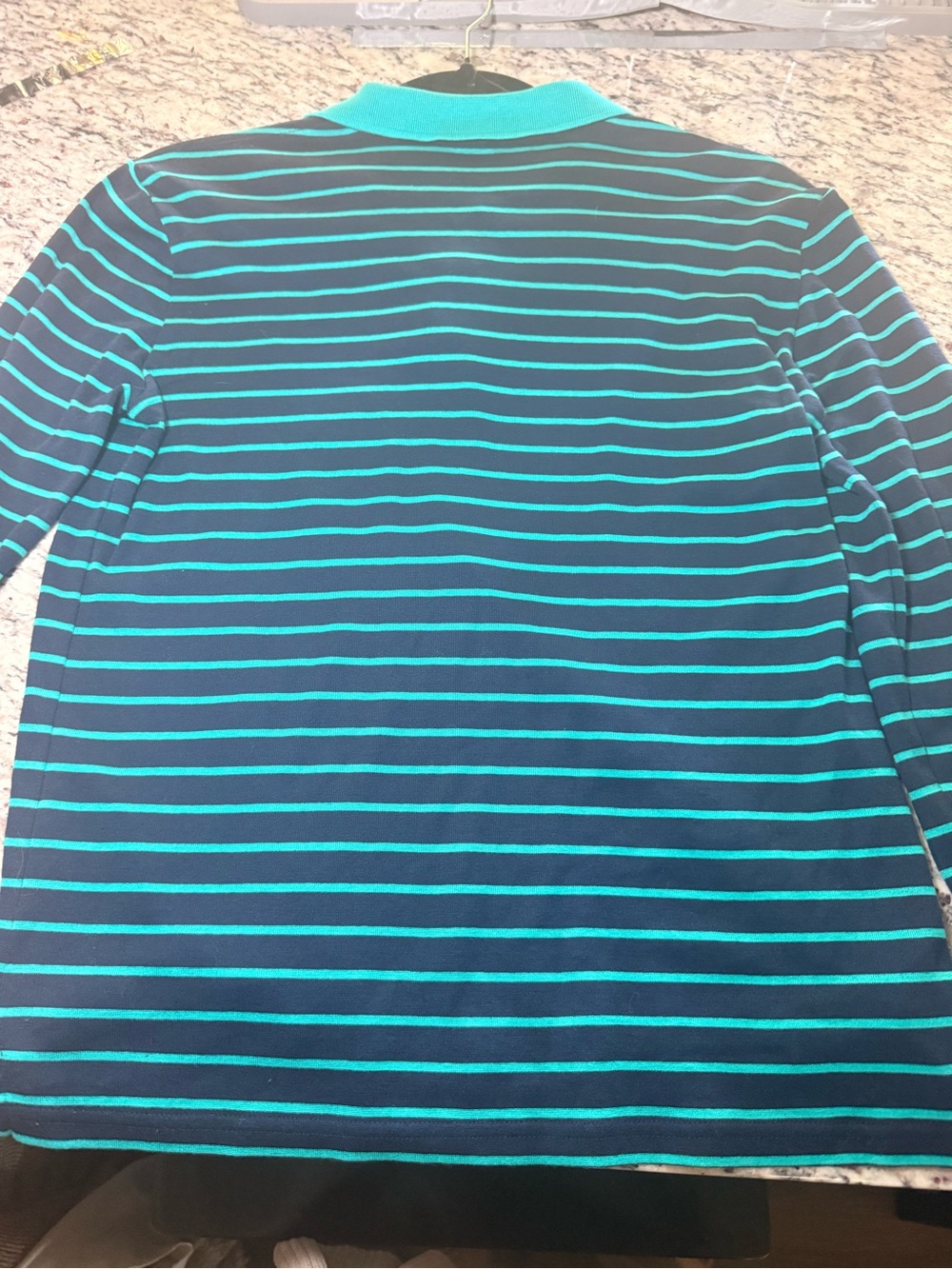 ♡ Vintage Ralph Lauren Striped Long Sleeve Polo - Picture 7 of 7